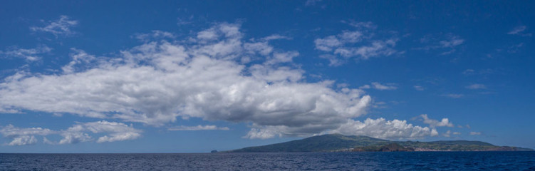 Azores, Faial, island panorama