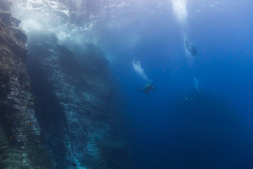 Azores, underwater landscape