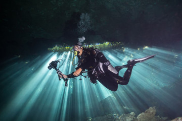 Mexico, Tulum, Cenote Chac Mool