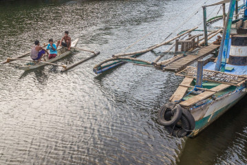 Philippines, Palawan, fisher boat