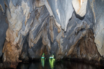 Philippines, Palawan, underwater river tour