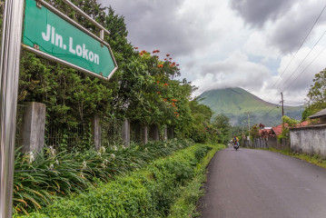 Trail to Mt. Lokon, Manado, Indonesia