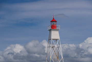 Azores, Faial, lighthouse at Horta