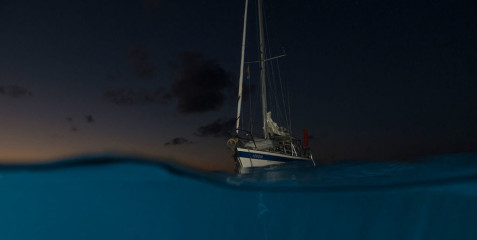 Azores, sailing ship at Princess Alice Banks
