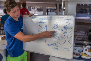 Azores, dive map Ilheu Deitado Norte