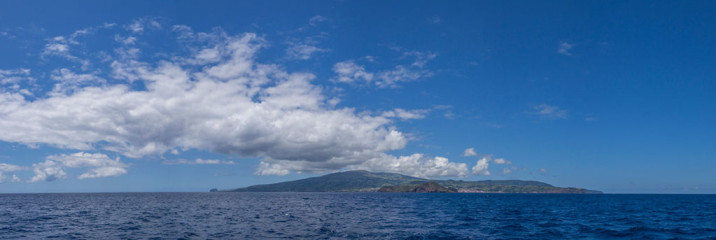Azores, Faial, island panorama
