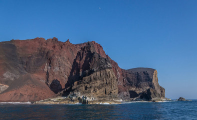Azores, Faial, coastline of Capelinhos