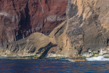 Azores, Faial, coastline of Capelinhos