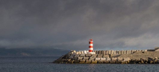 Azores, Port of Madalena in Pico