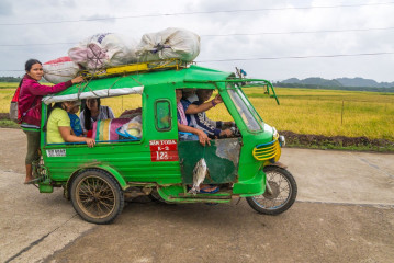 Philippines, Santa Ana, Tricycle