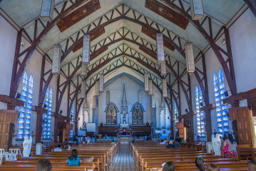 Philippines, Palawan, Puerto Princesa, church
