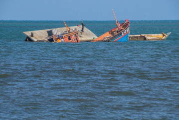 Philippines, Palawan, ship wrecks near Puerto Princesa