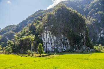 Philippines, Palawan, limestone cliffs
