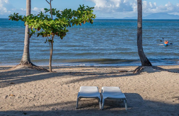 Philippines, sea canoe, Ticao Island beach