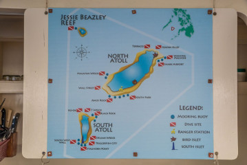 Philippines, Tubbataha reef map