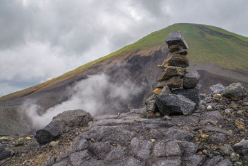 Stone Man at Mt. Lokon, Manado, Indonesia