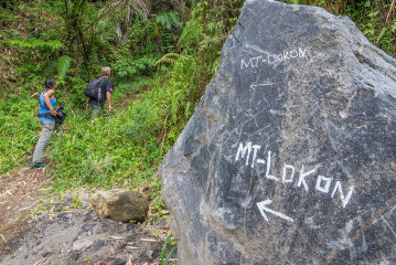 Trail to Mt. Lokon, Manado, Indonesia