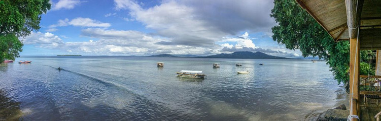 View from Seabreeze Resort, Bunaken Island, Manado, Indonesia